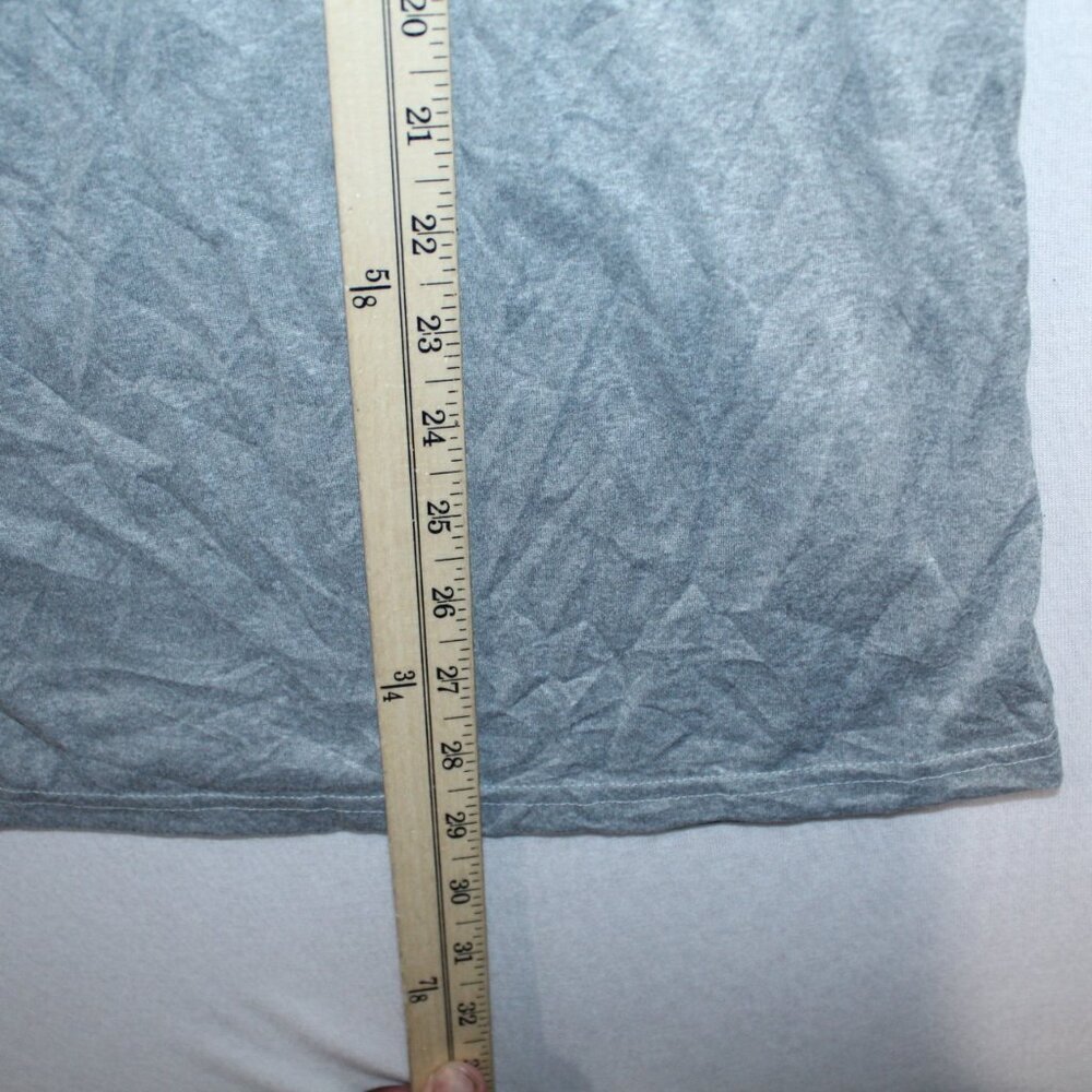 The Nike Tee Men Gray Tee Shirt Running Dri Fit Casual Size LT - Picture 8 of 10